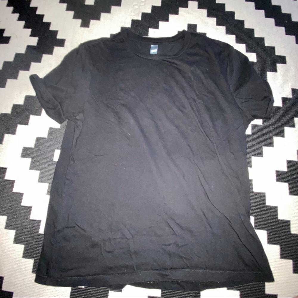 ALTERNATIVE APPAREL TEE MENS MEDIUM BLACK COZY